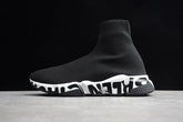 BALENCIAGA SPEED RUNNER GRAFFITI *WHITE/BLACK*